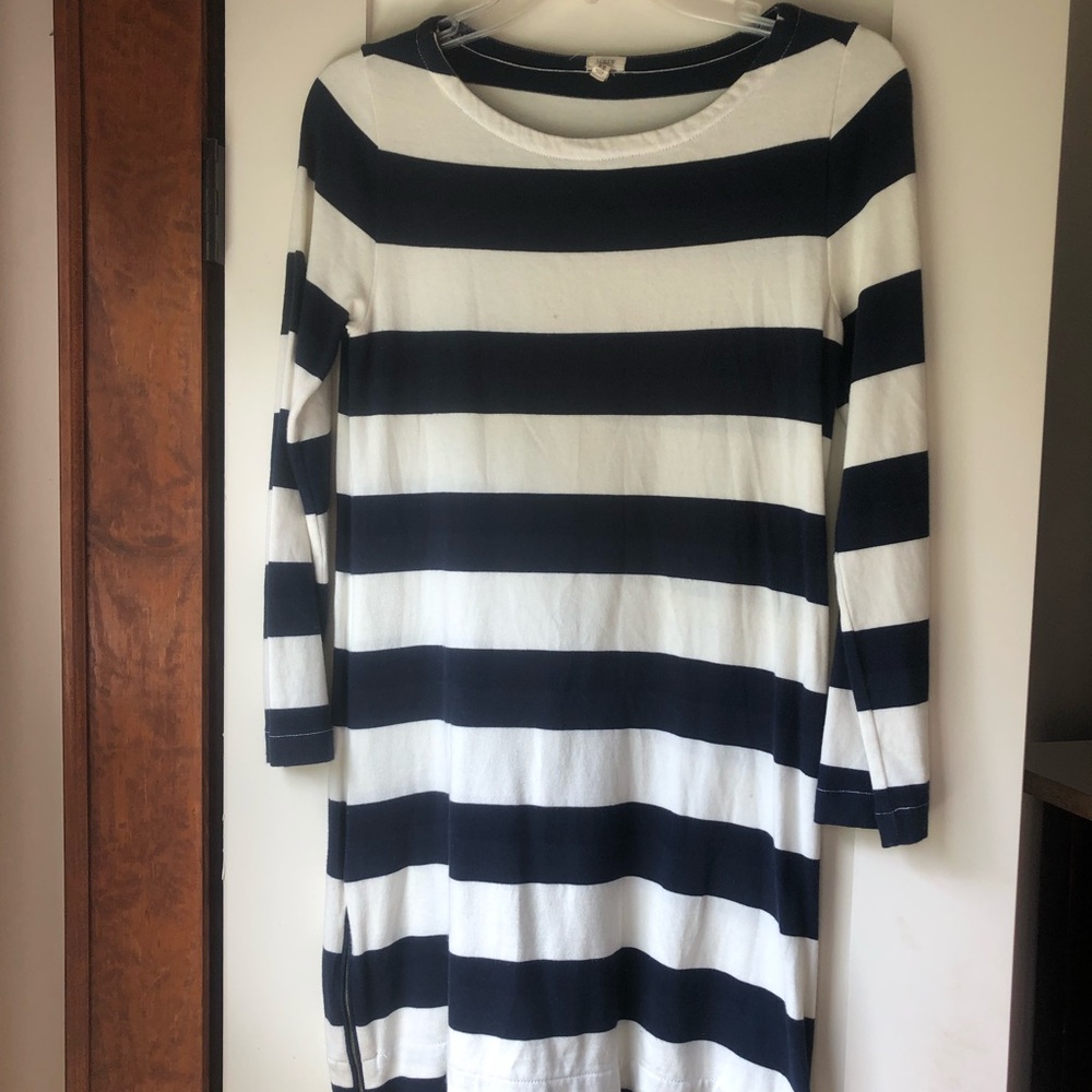 J Crew Nautical Striped Dress